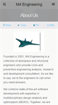 Mobile Screenshot of m4-engineering.com